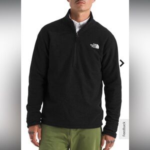 North face fleece quarter zip